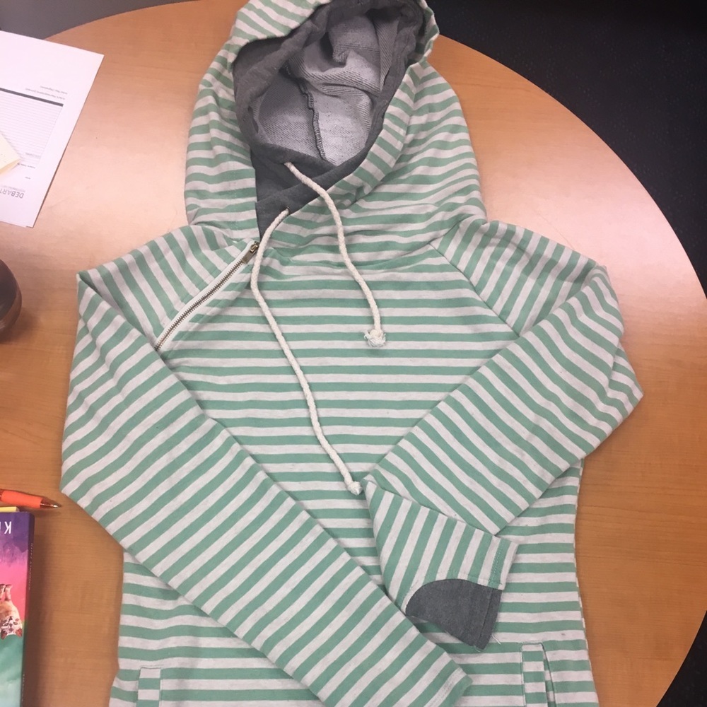 Double hooded sweatshirt